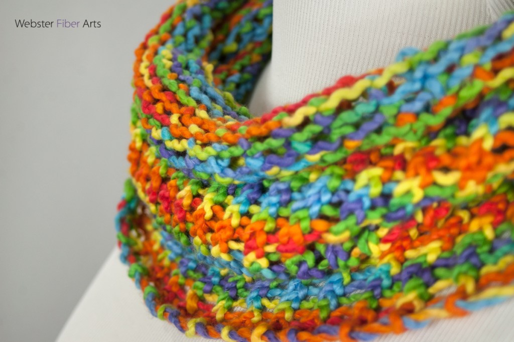 Roy G. Biv Handmade Cowl | Webster Fiber Arts | Etsy
