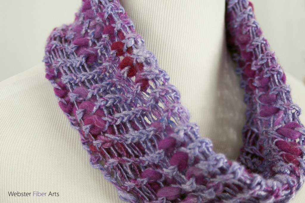 Picking Irises Handmade Cowl | Webster Fiber Arts | Etsy