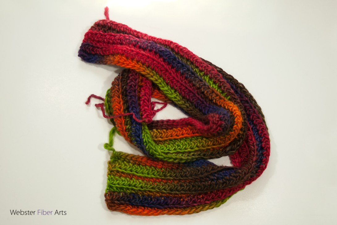 On the Hook: A Bulky Colorful Scarf | Webster Fiber Arts