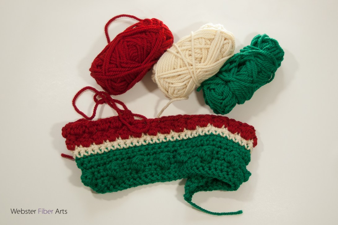 On the Hook: A Holly Jolly Cowl | Webster Fiber Arts