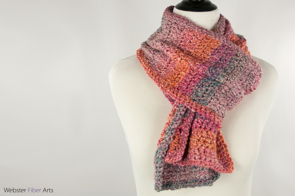 Loving the Sunrise Handmade Scarf | Webster Fiber Arts | Etsy