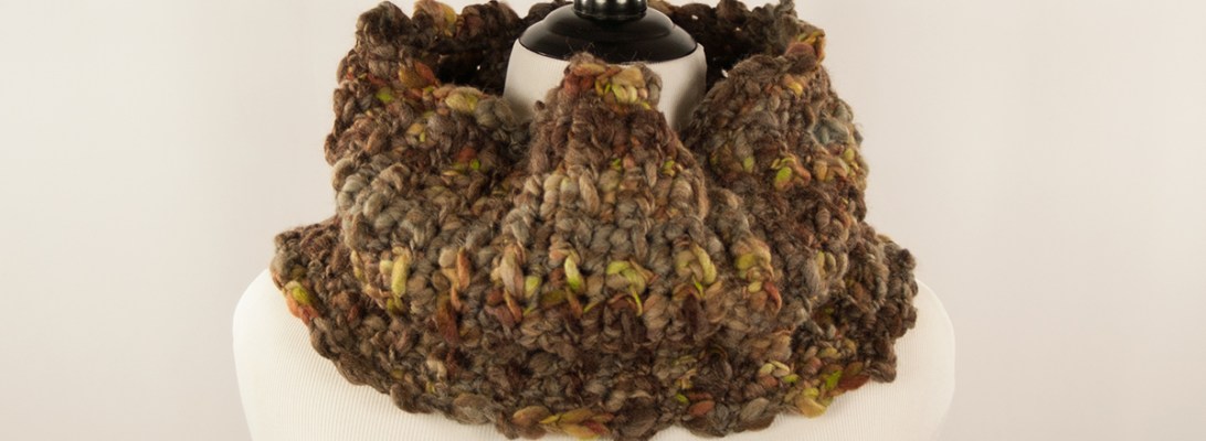 Tree Bark Cowl | Webster Fiber Arts