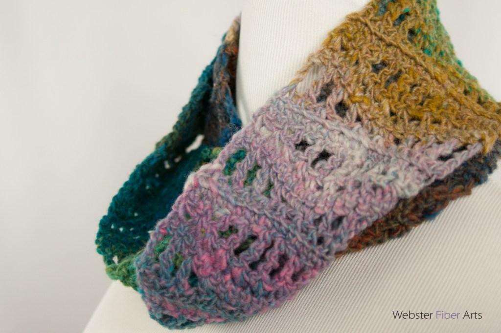 Hills & Valleys Handmade Infinity Scarf | Webster Fiber Arts | Etsy