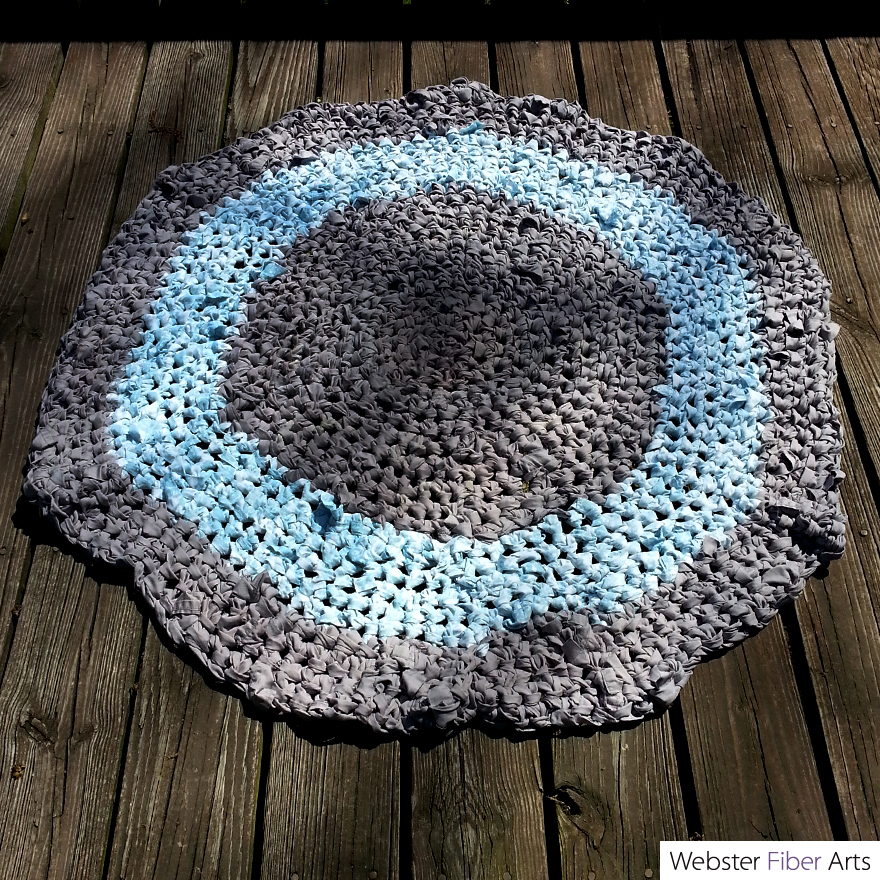 A Little Rug Made of Sheets | Webster Fiber Arts