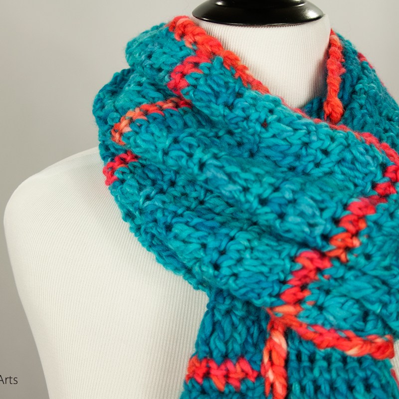 Electric Youth Handmade Wrap | Webster Fiber Arts | Etsy