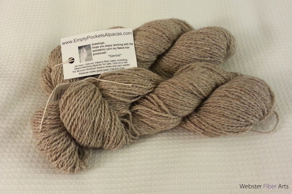 Yarn from Empty Pockets Alpacas | Webster Fiber Arts