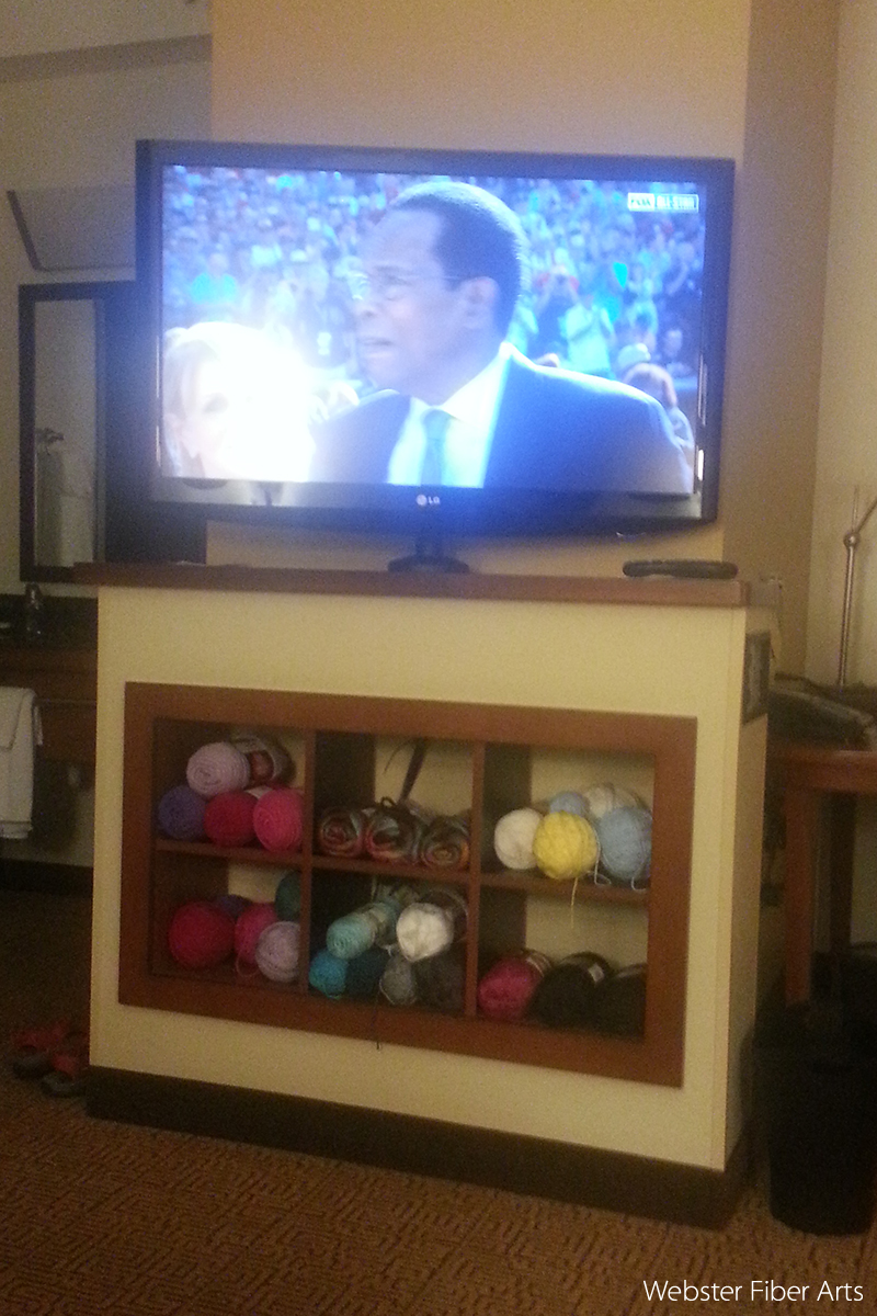 Yarn Storage at the Hyatt Place in Charleston, SC | Webster Fiber Arts