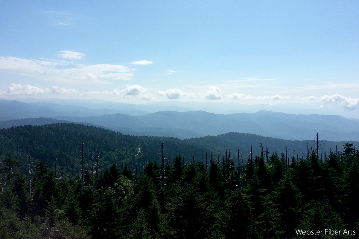 View from Clingmans Dome | Webster Fiber Arts