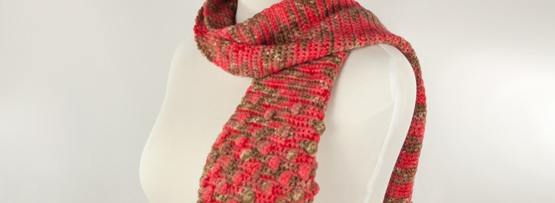 Cherry Cola Scarf | Webster Fiber Arts