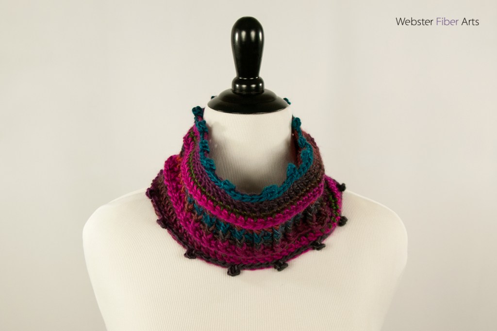 Bit of Magenta Handmade Cowl | Webster Fiber Arts | Etsy