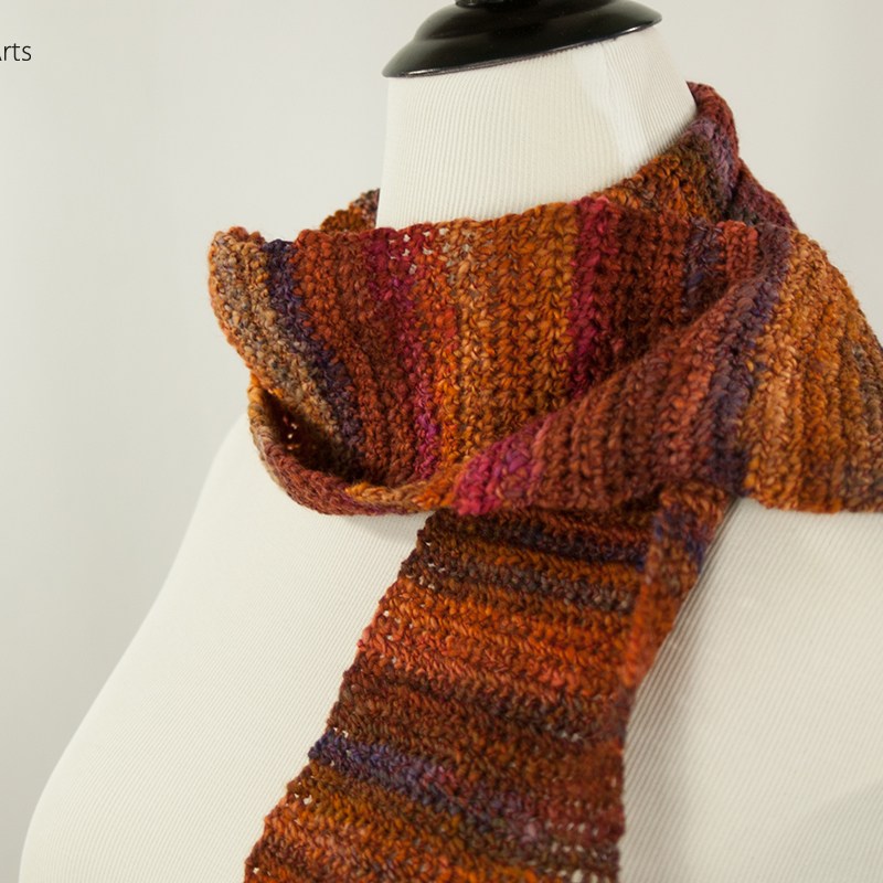 Cornucopia Handmade Scarf | Webster Fiber Arts | Etsy