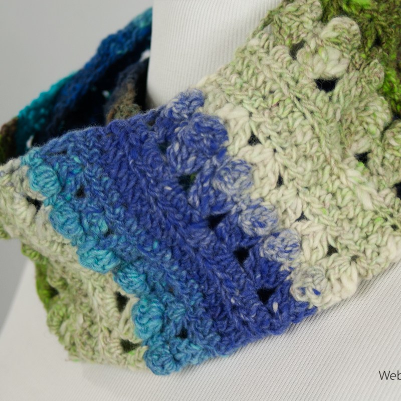 Cup & Ball Handmade Infinity Scarf | Webster Fiber Arts | Etsy