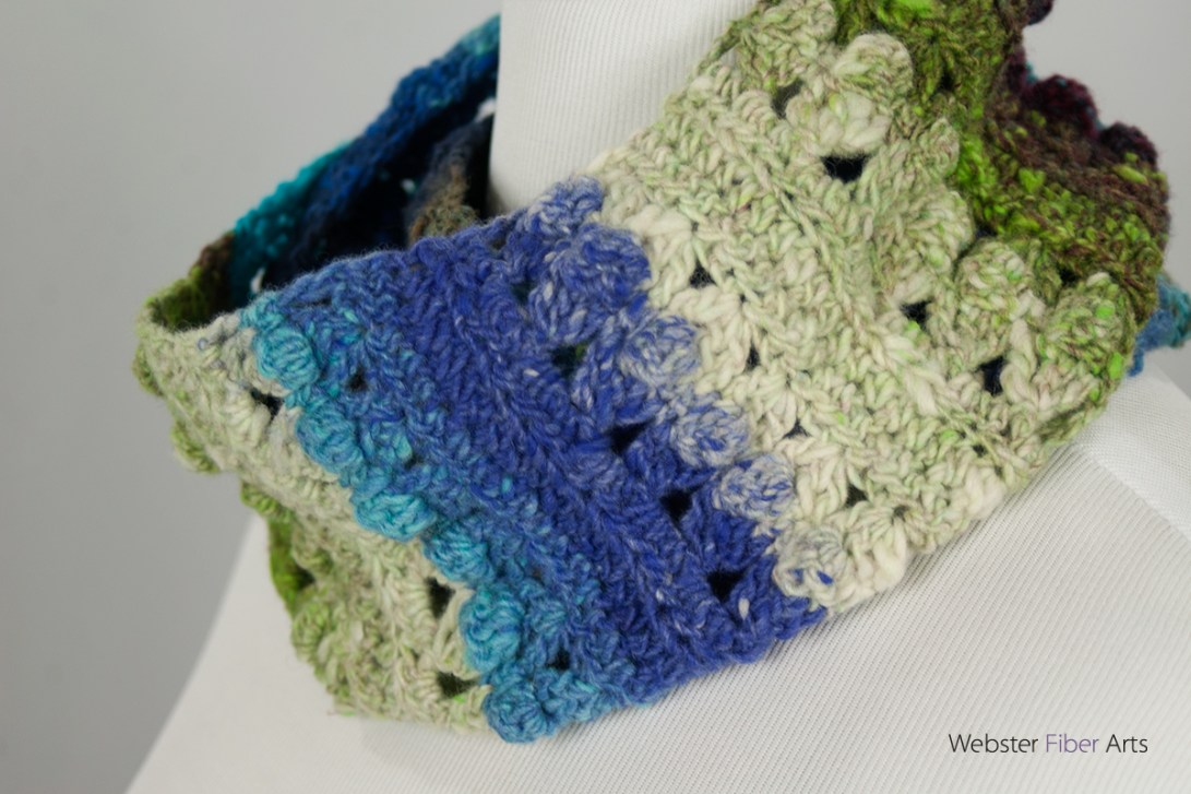 Cup & Ball Handmade Infinity Scarf | Webster Fiber Arts | Etsy