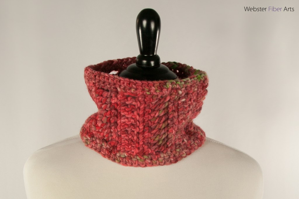 Caramel Apple Handmade Cowl | Webster Fiber Arts | Etsy