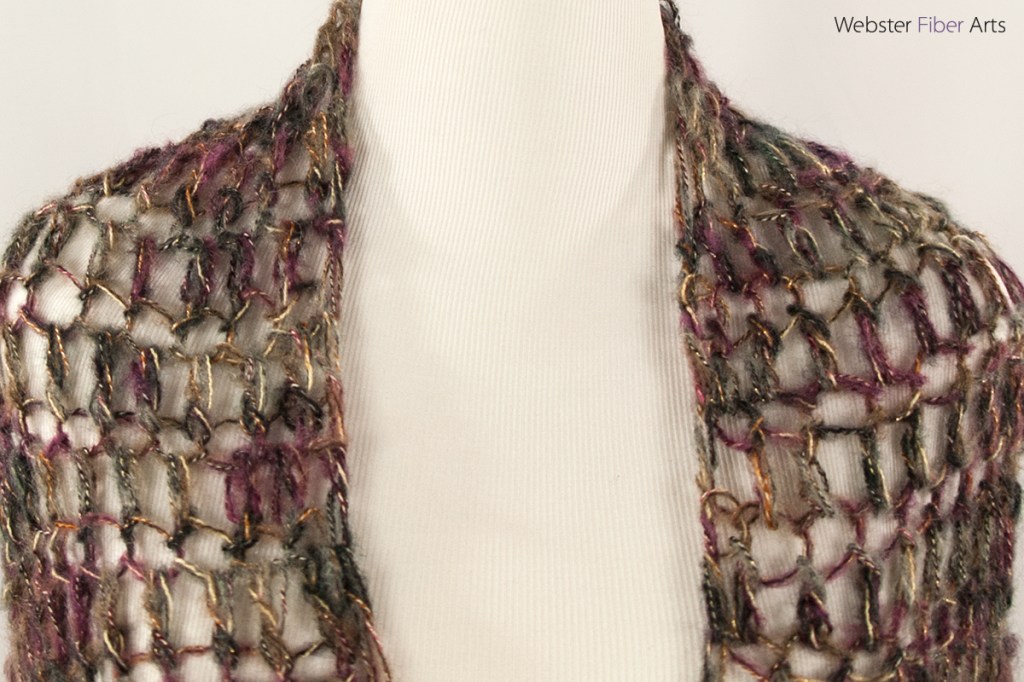 Metallic Mesh Handmade Wrap | Webster Fiber Arts | Etsy