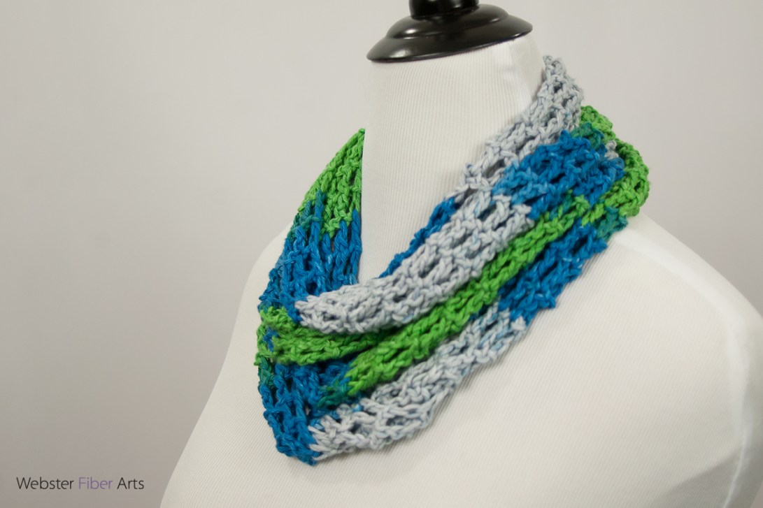 Lakeside Handmade Infinity Scarf | Webster Fiber Arts | Etsy