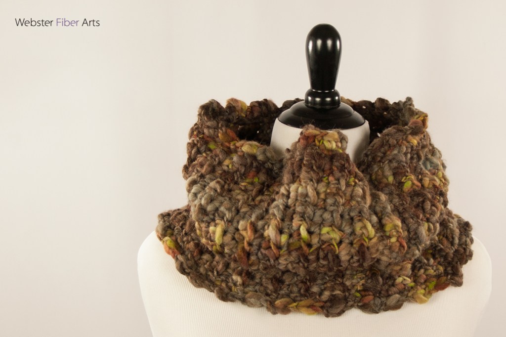 Handmade Tree Bark Cowl | Webster Fiber Arts | Etsy