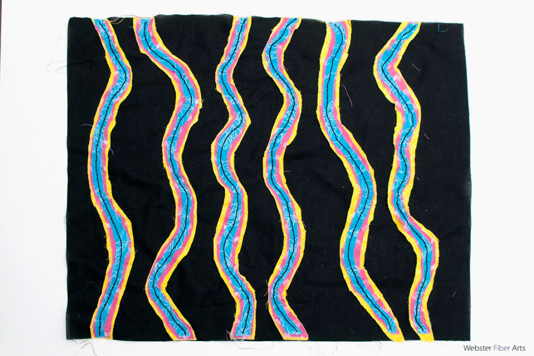 Work in Progress for Stitch & Slash Class | Webster Fiber Arts