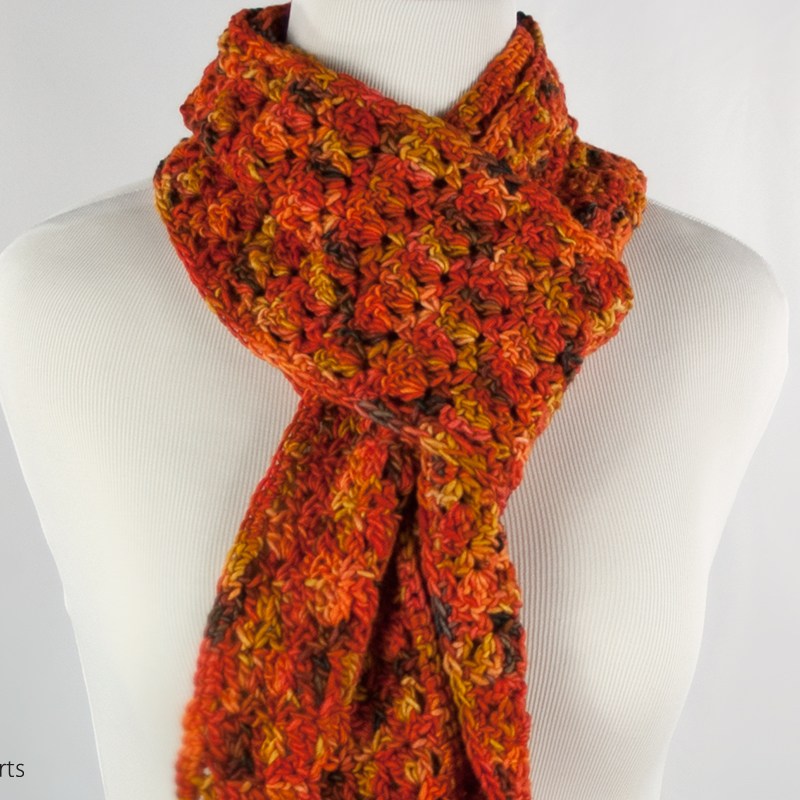 Tigerlilies Handmade Scarf | Webster Fiber Arts | Etsy