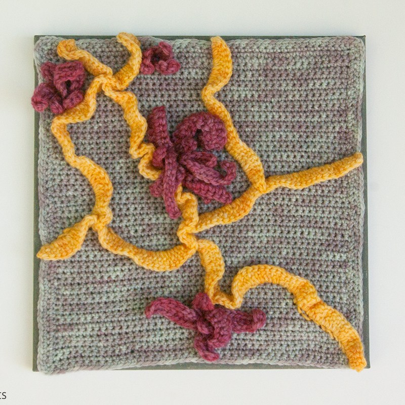 Bulldog Landmines by Annie Webster | Webster Fiber Arts