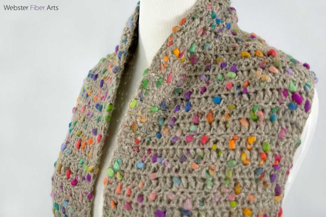 Rainbow Flecks Handmade Scarf | Webster Fiber Arts