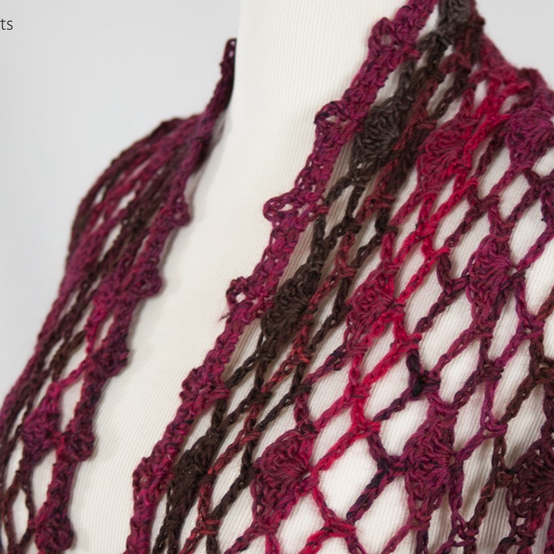 Lacy Shell Crochet Wrap | Webster Fiber Arts