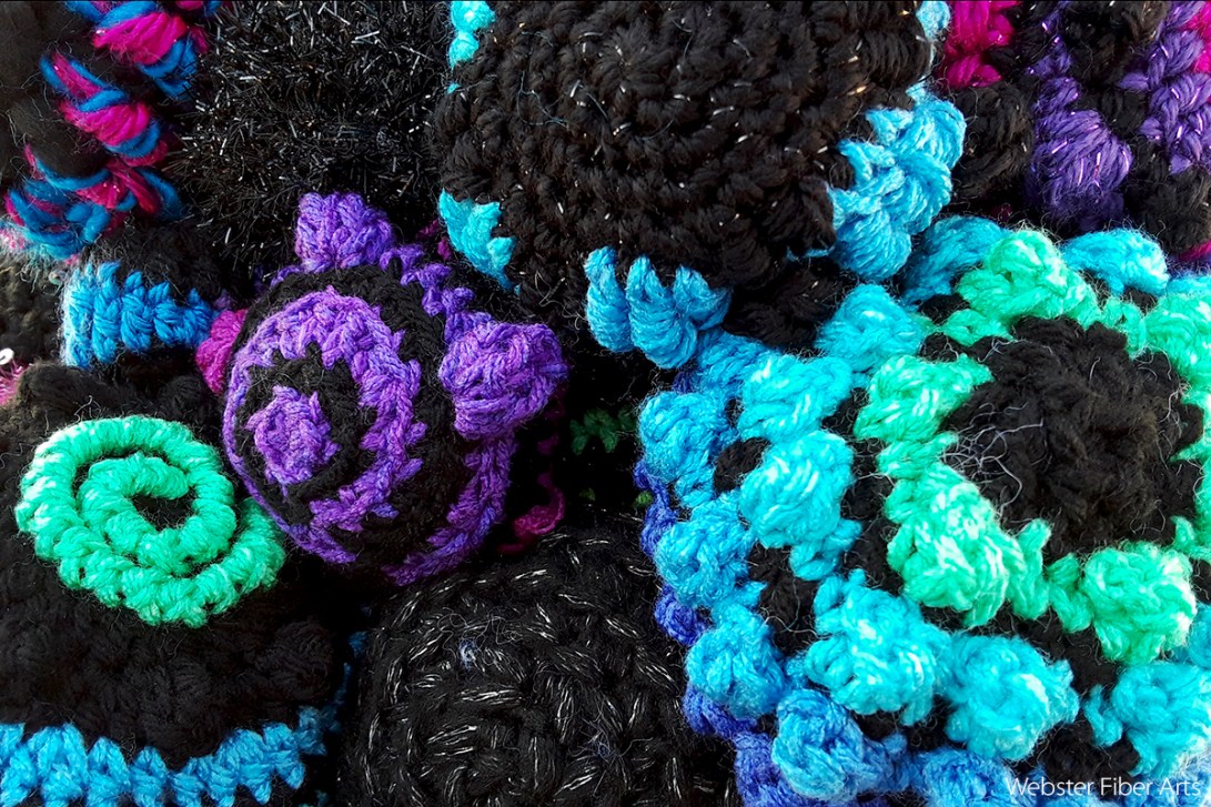 The Universe Favors Spheres Detail 1 | Annie Webster | Webster Fiber Arts