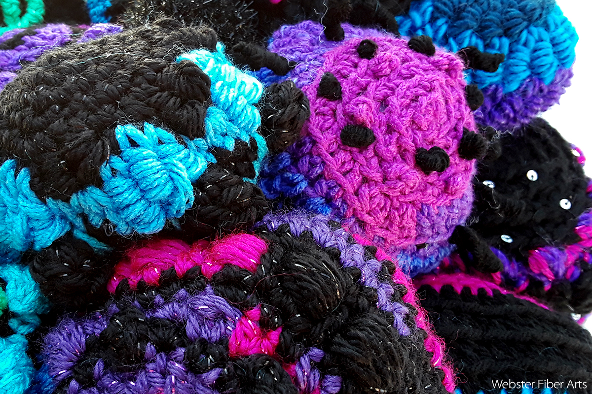 The Universe Favors Spheres Detail 3 | Annie Webster | Webster Fiber Arts