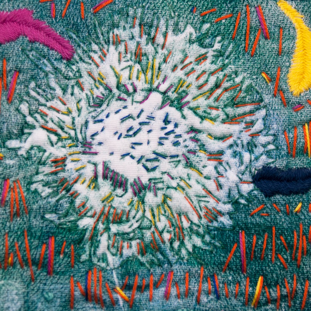 Blooming Detail by Annie Webster | Webster Fiber Arts