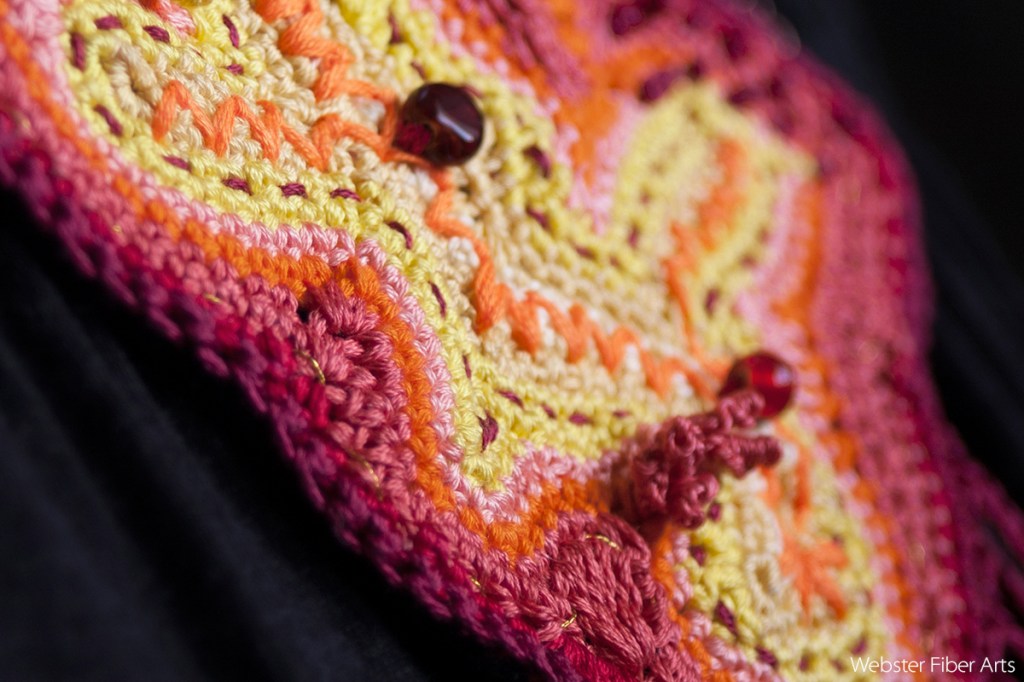The Fire Inside Detail 2 | Annie Webster | Webster Fiber Arts